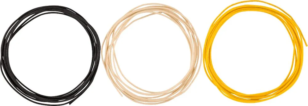 Nur Heute Fender Pure Vintage Cloth Wire Black, White, Yellow, 3m