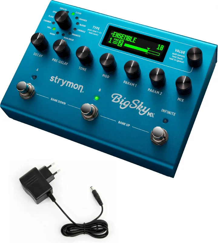 Strymon Big Sky MX Dual Engine Multi Reverb & Strymon Netzteil Bundle Schnäppchen