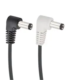 Rabatt Voodoo Lab DC Kabel 50cm winkel/winkel 2.1/2.1 white Reverse Center Positive PPREV-R