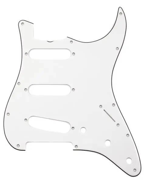 Fender Pickguard 65 Strat Pure Vintage 11-Holes 3-Ply Eggshell Bestpreis