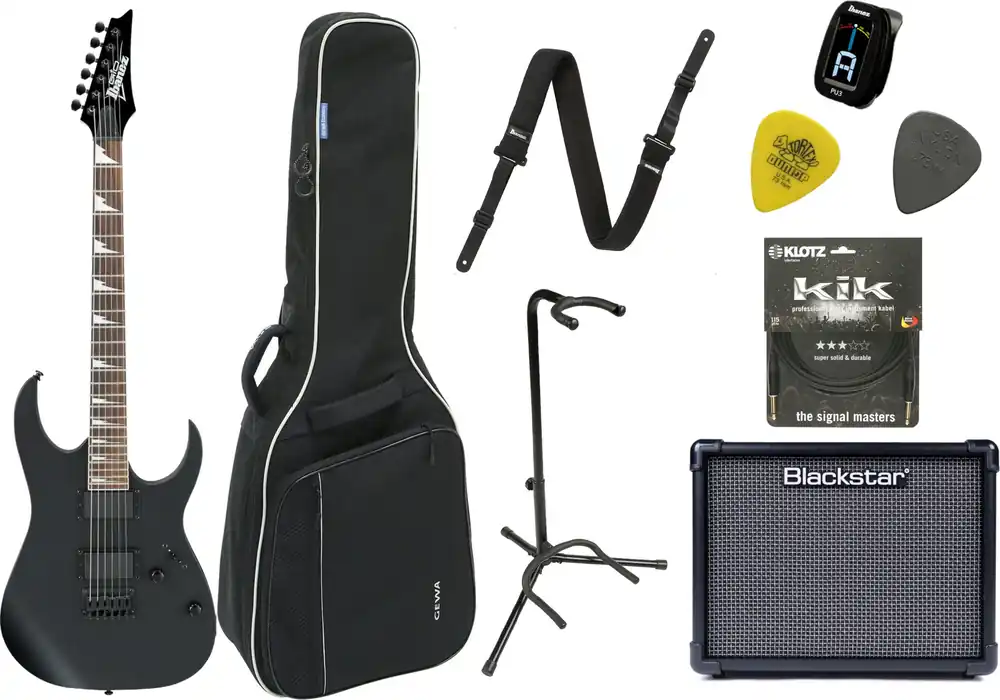 Jetzt Bestellen Ibanez GRG 121 DX Black Flat Starterset