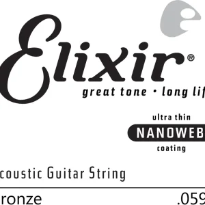 Nur Für Kurze Zeit Elixir NanoWeb 15159 Acoustic 059 Einzelsaite