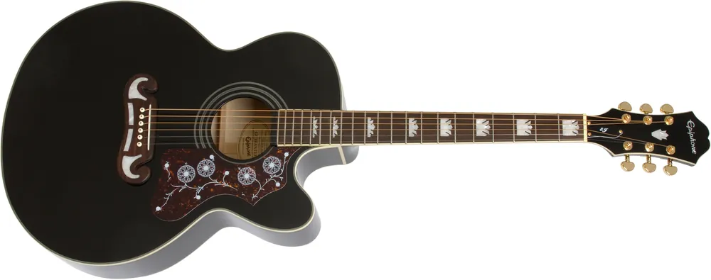 Direkt Vom Hersteller Epiphone J-200 EC Studio Black