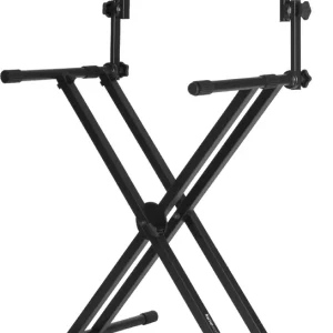 Markenware Gator Frameworks 2 Tier X-Style Keyboard Stand Black