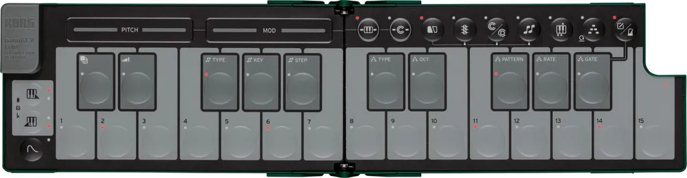 Preis Gesenkt Korg nanoKEY Fold Alpine Green