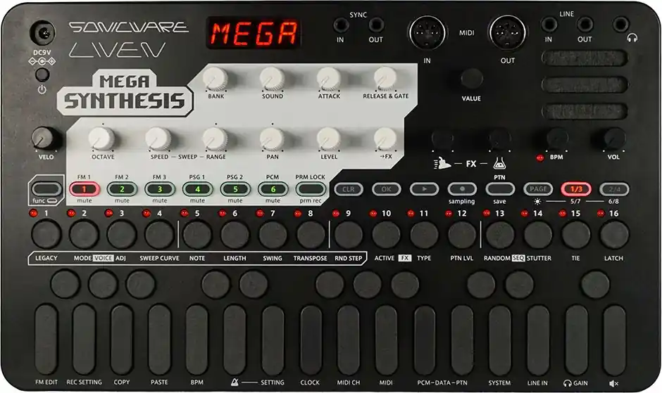 Preisknaller Sonicware LIVEN Mega Synthesis