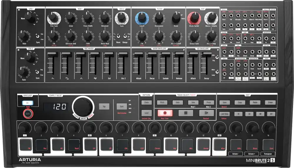 Heißes Angebot Arturia MiniBrute 2S NOIR (B-Ware)