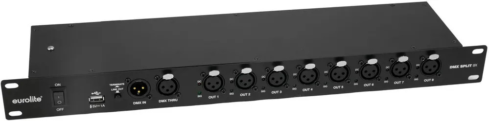 Gratis Versand EUROLITE DMX Split 8X Splitter 3pol