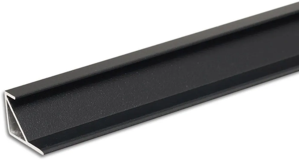 Echt ISOLED LED Schrankprofil FURNIT10 WARDROBE, Aluminium, schwarz, RAL9005