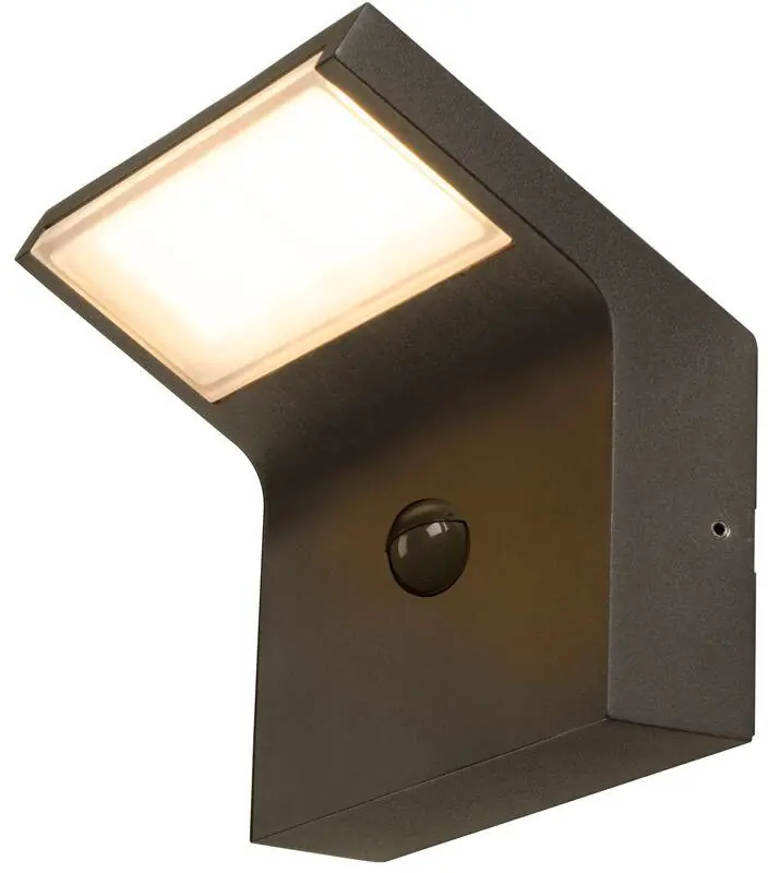 SLV ORDI II, WL, SENSOR, Wandaufbauleuchte, eckig, 2200/3000 K, IP54, schwarz Direktkauf