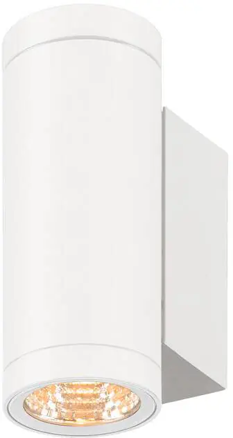 Knallerangebot SLV HELIA PRO S, Wandaufbauleuchte, up/down, DALI, P2, zylindrisch, 2700 K, 12 W, 24°, weiß
