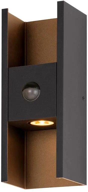 SLV FLATT II, Wandaufbauleuchte, SENSOR, 2700 K, max. 10 W, schwarz Nur Heute