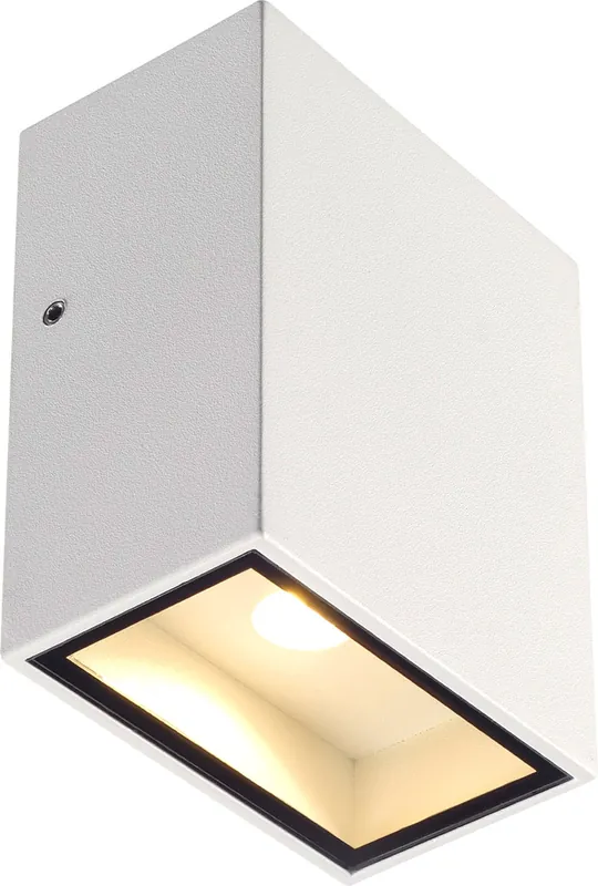Schnäppchen SLV QUAD 1 XL, Wandleuchte, eckig, weiss, LED, 1x3,2W, 3000K