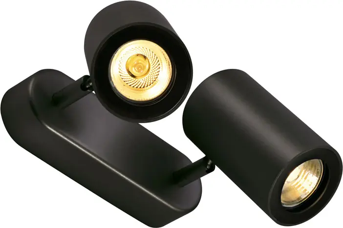 Abverkauf SLV ENOLA_B Wand- und Deckenleuchte, Spot, QPAR51, schwarz, max. 100W