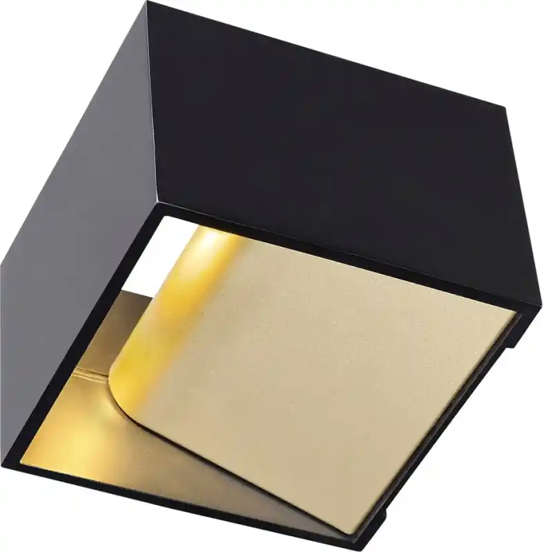 SLV LOGS IN, Wandleuchte, LED, 2000K-3000K Dim to Warm, schwarz/messing Direktkauf