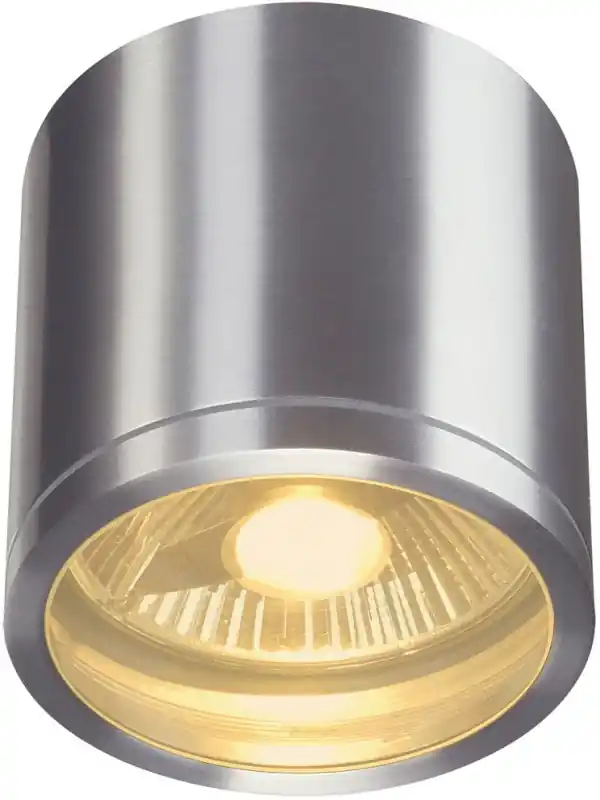 Solange Der Vorrat Reicht SLV ROX CEILING OUT, QPAR11, Outdoor Deckenleuchte, alu gebürstet