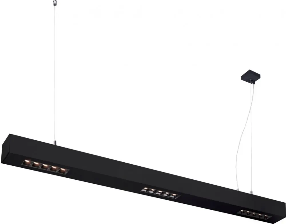 SLV Q-LINE PD, LED Indoor Pendelleuchte, 1m, BAP, schwarz, 3000K Kostenfreie Lieferung