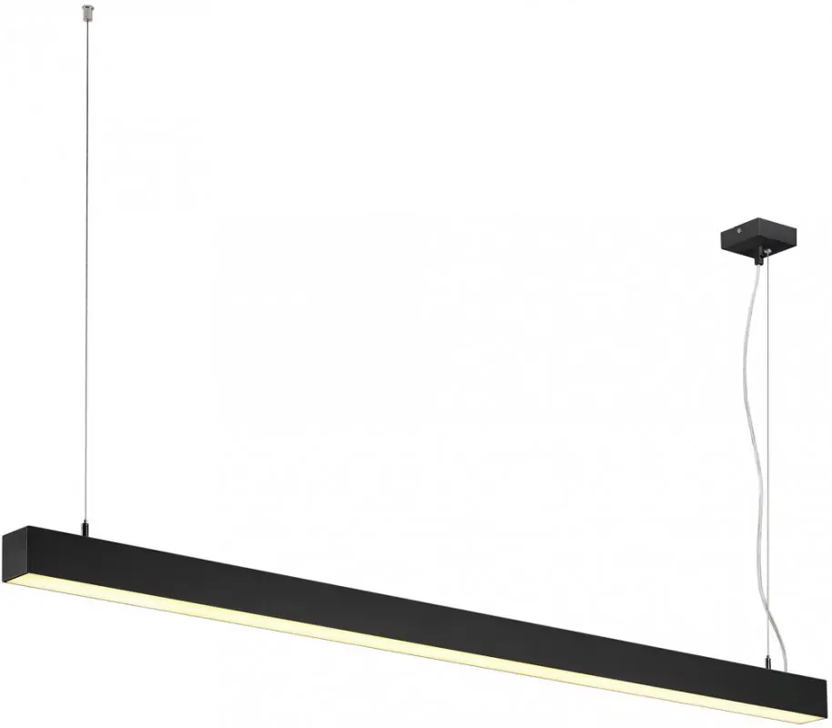 Begrenztes Angebot SLV Q-LINE DALI SINGLE LED, Pendelleuchte, dimmbar, 1500mm, schwarz