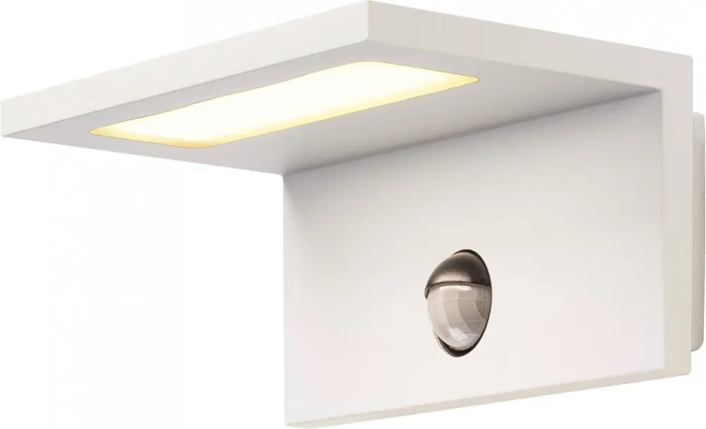 SLV LED SENSOR WL, LED Outdoor Wandaufbauleuchte, IP44, weiß, 3000K Beliebt