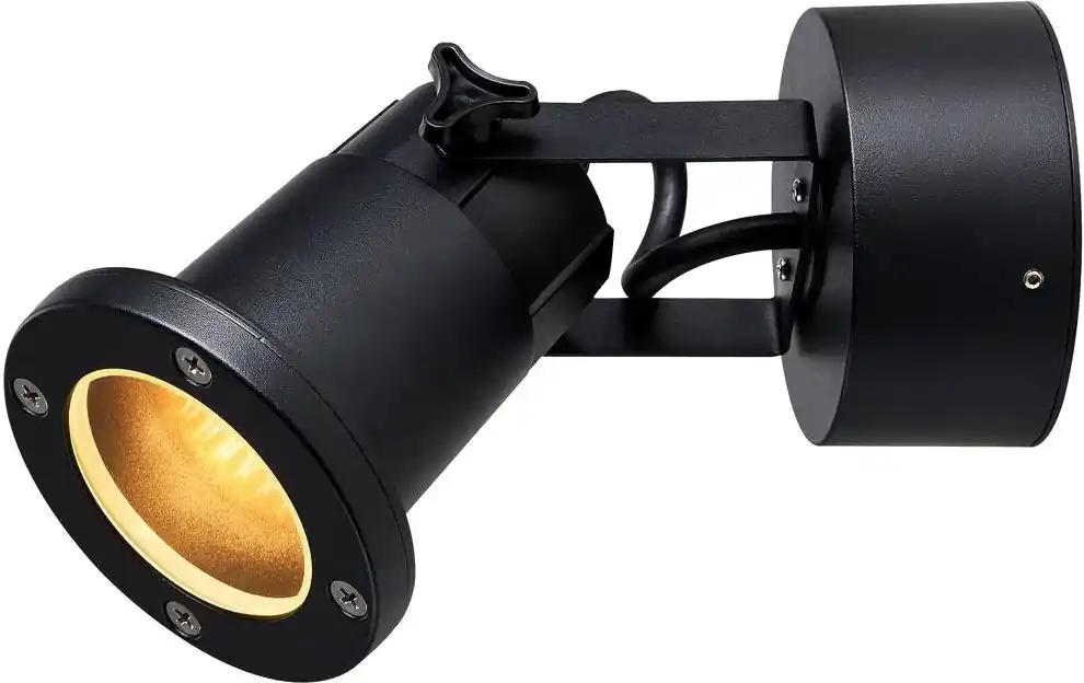 SLV NAUTILUS WL QPAR51, Outdoor Wandaufbauleuchte, schwarz Neue Ware