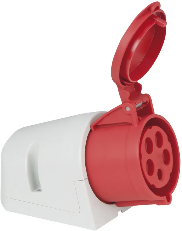 PCE CEE 32 A/400 V 5P Wandmontage - weiblich Rot Sale