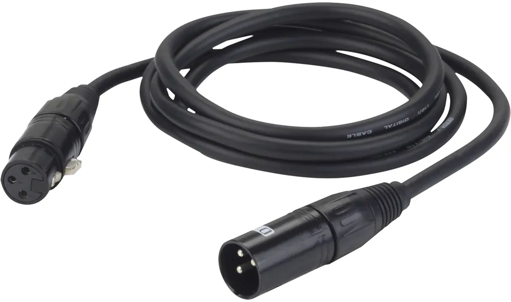 Top-Seller DAP-Audio FL09 – DMX/AES-EBU XLR/M 3P auf XLR/F 3P, 0,75 m