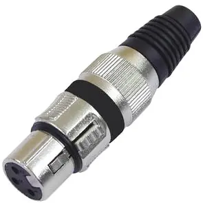 Neu OMNITRONIC XLR Buchse 3pol sw