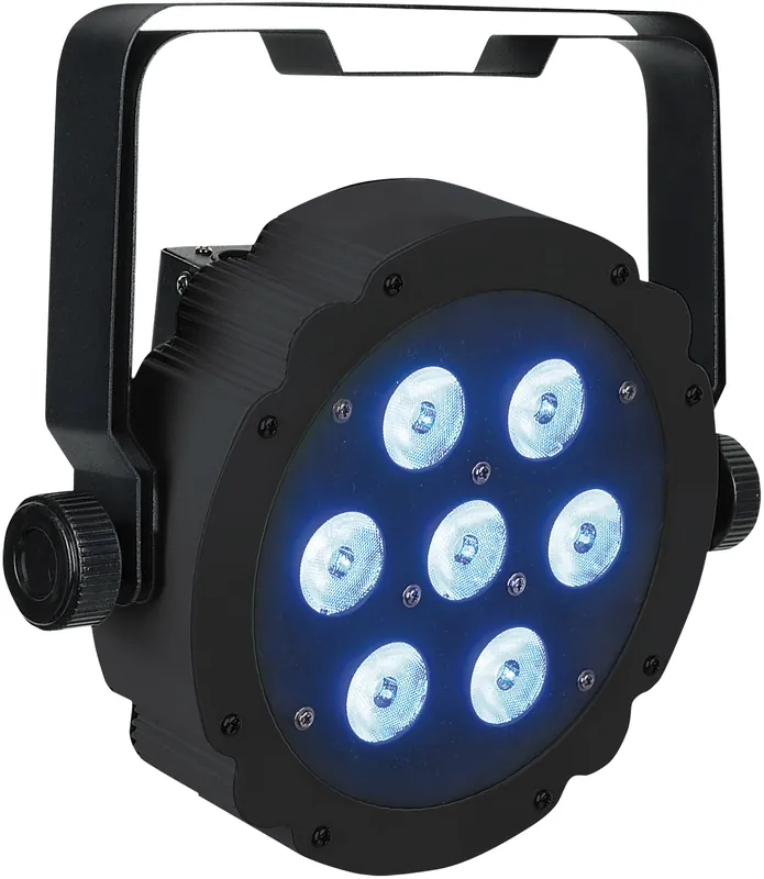 Sichere Zahlung SHOWTEC Compact Par 7 Tri 7x 3 W RGB LED Par - schwarz
