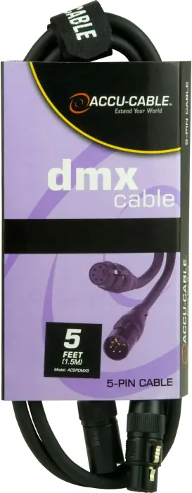Bestseller American DJ DMX Kabel XLR/XLR 5-Pin 5m