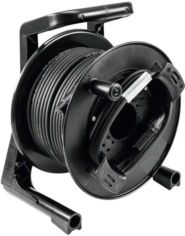 Must-Have PSSO DMX Kabeltrommel XLR 30m sw Neutrik 2x0,22