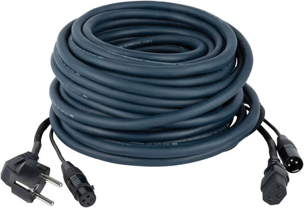 Must-Have DAP-Audio FP08 – Schuko/XLR F – IEC/XLR M – Audio/Strom 20 m