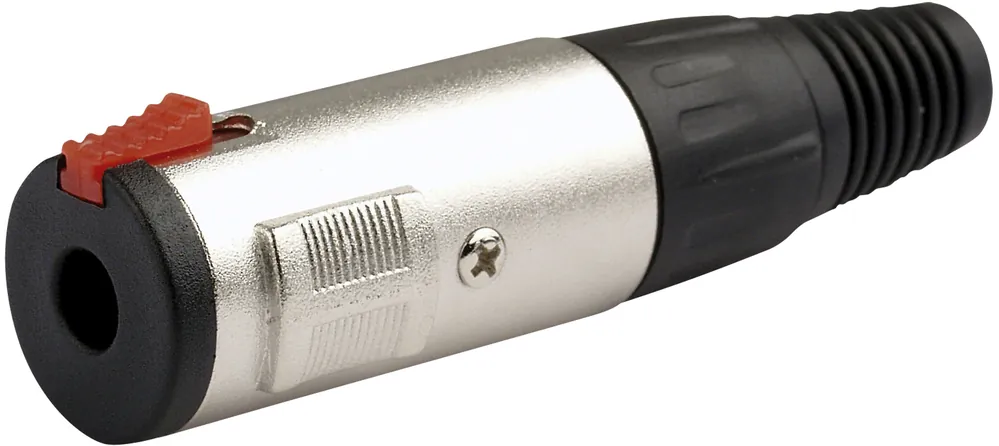 Top-Preis DAP-Audio Klinkenstecker – Stereo – verriegelbar – weiblich Schwarze Endkappe – Nickelgehäuse