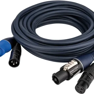 Saisonangebot DAP-Audio FP17 Hybridkabel – powerCON & 3-poliger XLR – Audio/Strom 6 m