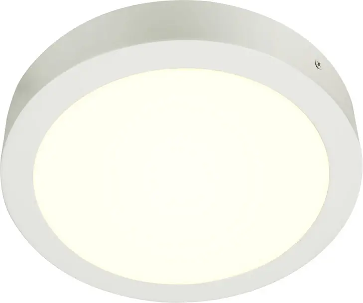 Markenprodukt SLV SENSER 24 CW, Indoor LED Wand- und Deckenaufbauleuchte rund weiß 4000K