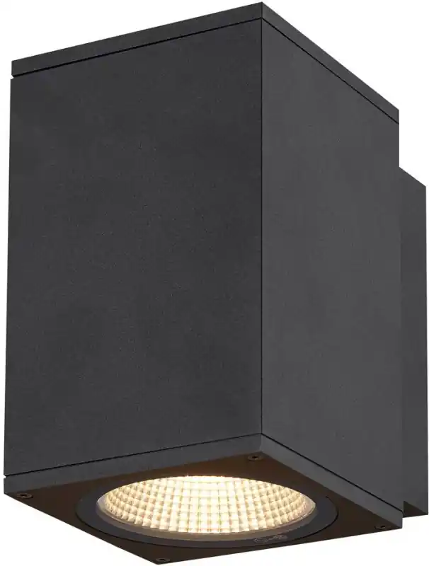 Neu SLV ENOLA SQUARE M, single Outdoor LED Wandaufbauleuchte anthrazit