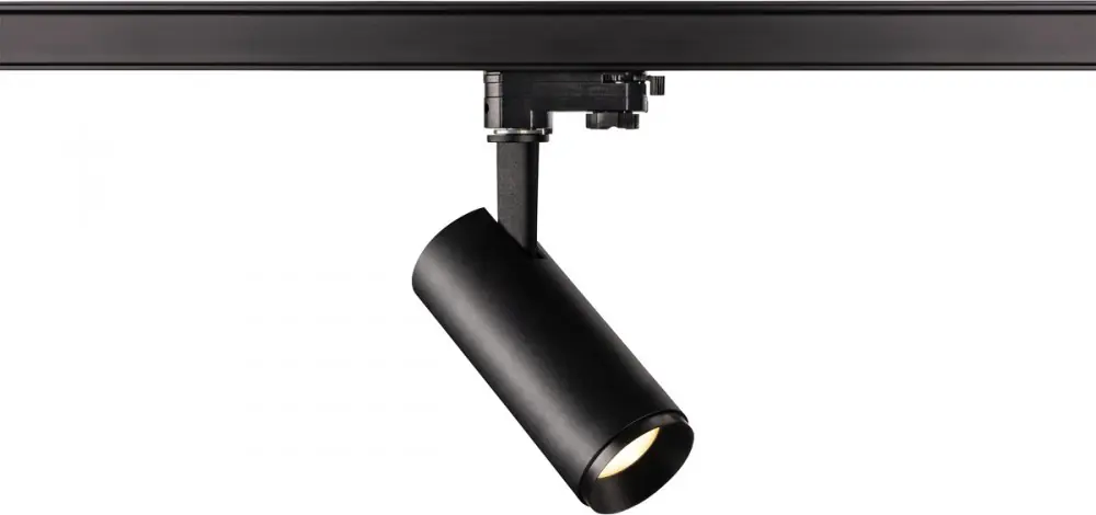 Gratis Versand SLV 3~ NUMINOS® PHASE S, 3 Phasen System Leuchte schwarz/schwarz 3000K 24°