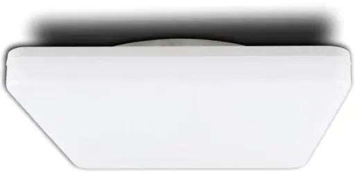 Must-Have ISOLED LED Decken/Wandleuchte mit HF-Sensor 24W, quadratisch, IP54, ColorSwitch 3000K|4000K, weiß