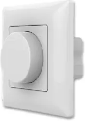 Gratis Versand ISOLED Sys-Pro 1 Zone Einbau-Drehknopf Funk-Dimmer 230V, 360VA, Phasenan-/Abschnitt wählbar