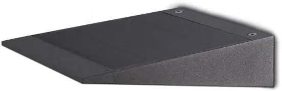 ISOLED LED SOLAR Wandleuchte mit HF-Bewegungs- u. Helligkeitssensor, 2W, IP54, warmweiß Meistverkauft