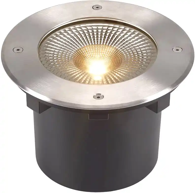 SLV ROCCI 200 EL rund, Bodeneinbauleuchte schwarz 16W 3000K 120° Schnäppchen