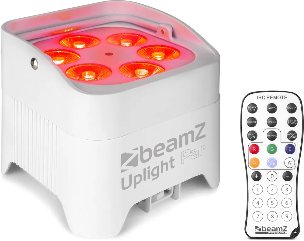 Sonderangebot beamZ BBP96SW Batterie Uplight Par 6x12W WDMX