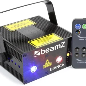 Kostenfreie Lieferung beamZ Bianca Doppellaser 330mW RGB Gobo IRC
