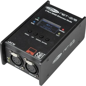Expressversand SHOWTEC NET-2/5 Pocket 2-Kanal-Art-Net-Knoten – 5-poliger XLR-Anschluss