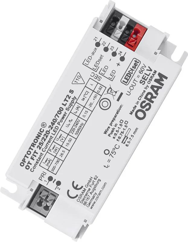 Kostenfreie Lieferung OSRAM OPTOTRONIC® FIT LT2 S 25/220…240/700 LT2 S