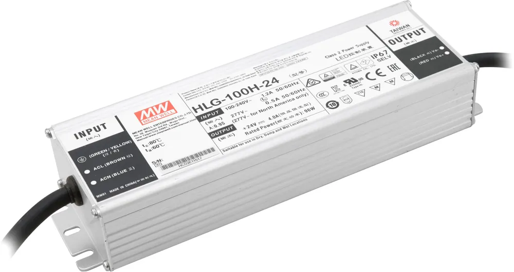 Meistverkauft MEANWELL LED Netzteil 96W / 24V IP67