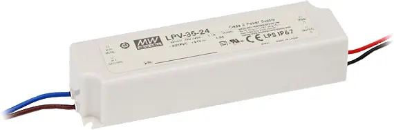 MEANWELL Schaltnetzteil 30W / 5V IP67 Kostenloser Rückversand