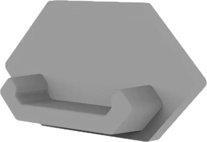 Kostenloser Versand ISOLED Endkappe E204 für LED Fliesenprofil Ausseneck, 1STK
