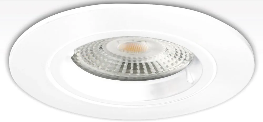 ISOLED Einbaurahmen rund, Lochausschnitt 68mm, weiß, für GU10/MR16 Spots Meistverkauft