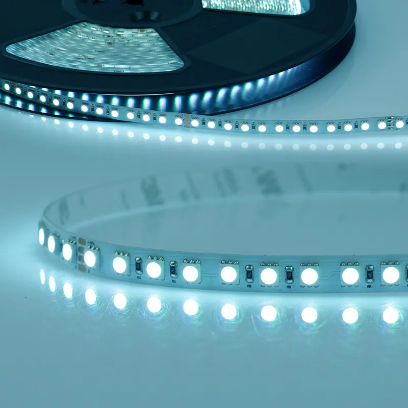 Meistverkauft ISOLED LED AQUA RGB 48V Flexband, 14,4W, IP68, 20m Rolle, 96 LED/m