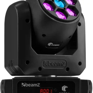 beamZ Cobra 160 Spot 100W Moving Head mit 6x 10W B-Eye Expressversand